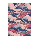 Waves Ocean Sea Water Pattern Rough Seas Digital Art Nature Nautical A5 Acrylic Clipboard Back