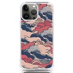 Waves Ocean Sea Water Pattern Rough Seas Digital Art Nature Nautical iPhone 13 Pro Max TPU UV Print Case Front