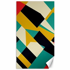 Geometric Pattern Retro Colorful Abstract Canvas 40  X 72  by Bedest