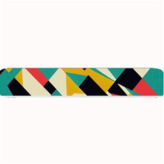 Geometric Pattern Retro Colorful Abstract Small Bar Mat by Bedest