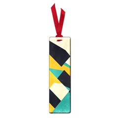 Geometric Pattern Retro Colorful Abstract Small Book Marks by Bedest