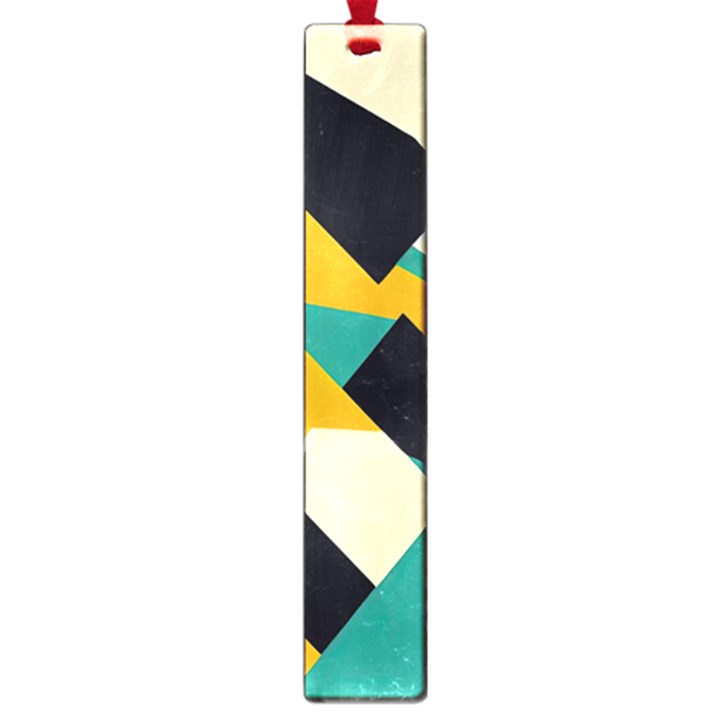 Geometric Pattern Retro Colorful Abstract Large Book Marks