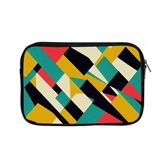 Geometric Pattern Retro Colorful Abstract Apple Ipad Mini Zipper Cases by Bedest