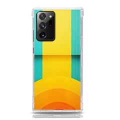 Colorful Rainbow Pattern Digital Art Abstract Minimalist Minimalism Samsung Galaxy Note 20 Ultra Tpu Uv Case by Bedest