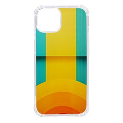 Colorful Rainbow Pattern Digital Art Abstract Minimalist Minimalism Iphone 14 Tpu Uv Print Case by Bedest