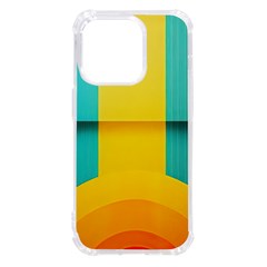 Colorful Rainbow Pattern Digital Art Abstract Minimalist Minimalism Iphone 14 Pro Tpu Uv Print Case by Bedest