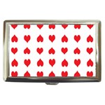 Heart Red Love Valentines Day Cigarette Money Case Front