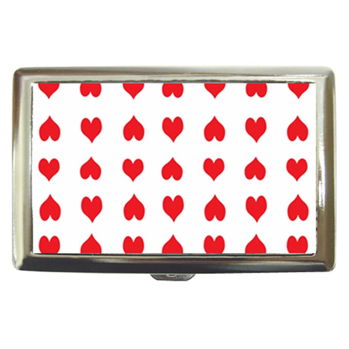 Heart Red Love Valentines Day Cigarette Money Case