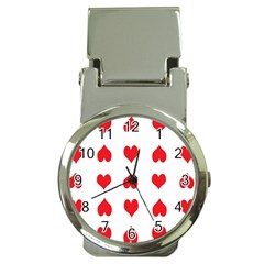 Heart Red Love Valentines Day Money Clip Watches by Bajindul