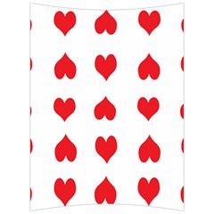 Heart Red Love Valentines Day Back Support Cushion by Bajindul