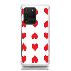 Heart Red Love Valentines Day Samsung Galaxy S20 Ultra 6 9 Inch Tpu Uv Case by Bajindul