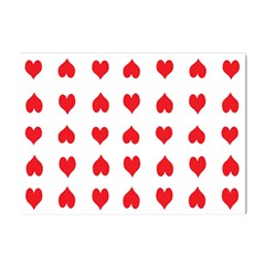 Heart Red Love Valentines Day Crystal Sticker (a4) by Bajindul