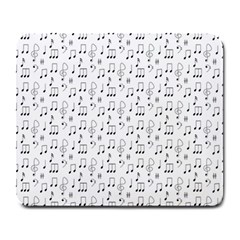 Music Notes Background Wallpaper Large Mousepad by Bajindul