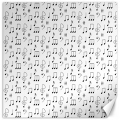 Music Notes Background Wallpaper Canvas 16  X 16  by Bajindul