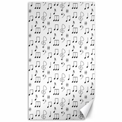 Music Notes Background Wallpaper Canvas 40  X 72  by Bajindul