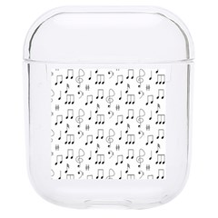 Music Notes Background Wallpaper Hard Pc Airpods 1/2 Case