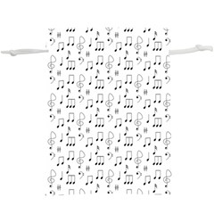 Music Notes Background Wallpaper Lightweight Drawstring Pouch (xl) by Bajindul