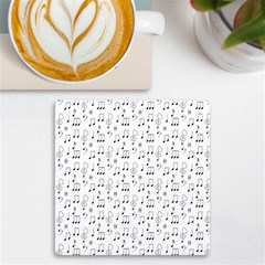 Music Notes Background Wallpaper Uv Print Square Tile Coaster  by Bajindul