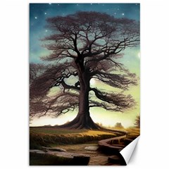 Nature Outdoors Cellphone Wallpaper Background Artistic Artwork Starlight Book Cover Wilderness Land Canvas 12  X 18 