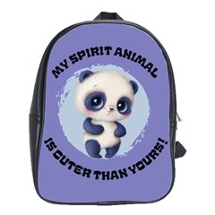 Msaicty Panda Bear School Bag (large) by funnybunnyclothing