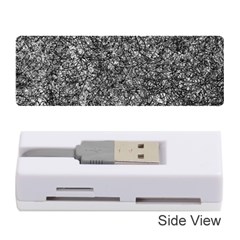 Black And White Abstract Expressive Print Memory Card Reader (stick) by dflcprintsclothing