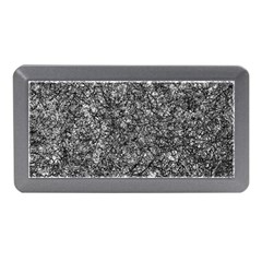 Black And White Abstract Expressive Print Memory Card Reader (mini)