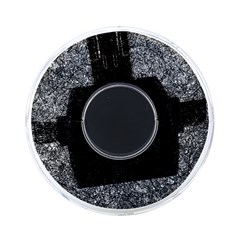 Black And White Abstract Expressive Print On-the-go Memory Card Reader by dflcprintsclothing