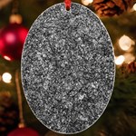 Black and white Abstract expressive print UV Print Acrylic Ornament Oval Front