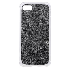 Black And White Abstract Expressive Print Iphone Se by dflcprintsclothing