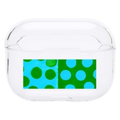 Abstract Circles Blue Green010 Hard Pc Airpods Pro Case by VIBRANT