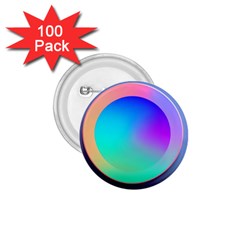 Circle Colorful Rainbow Spectrum Button Gradient 1 75  Buttons (100 Pack)  by Maspions