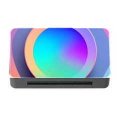 Circle Colorful Rainbow Spectrum Button Gradient Memory Card Reader With Cf by Maspions