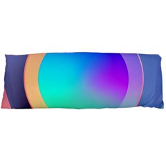 Circle Colorful Rainbow Spectrum Button Gradient Body Pillow Case (dakimakura)