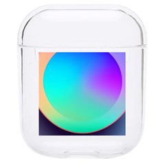 Circle Colorful Rainbow Spectrum Button Gradient Hard Pc Airpods 1/2 Case by Maspions