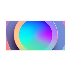 Circle Colorful Rainbow Spectrum Button Gradient Yoga Headband