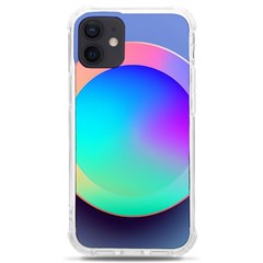 Circle Colorful Rainbow Spectrum Button Gradient Iphone 12 Mini Tpu Uv Print Case	 by Maspions