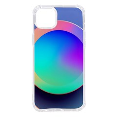 Circle Colorful Rainbow Spectrum Button Gradient Iphone 14 Plus Tpu Uv Print Case by Maspions