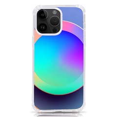 Circle Colorful Rainbow Spectrum Button Gradient Iphone 14 Pro Max Tpu Uv Print Case by Maspions