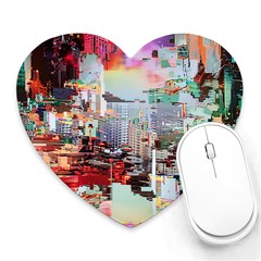 Digital Computer Technology Office Information Modern Media Web Connection Art Creatively Colorful C Heart Mousepad