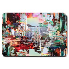 Digital Computer Technology Office Information Modern Media Web Connection Art Creatively Colorful C Large Doormat