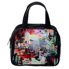 Digital Computer Technology Office Information Modern Media Web Connection Art Creatively Colorful C Classic Handbag (one Side)