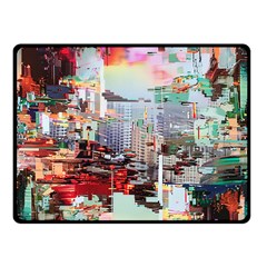 Digital Computer Technology Office Information Modern Media Web Connection Art Creatively Colorful C Fleece Blanket (small)