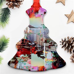 Digital Computer Technology Office Information Modern Media Web Connection Art Creatively Colorful C Ornament (christmas Tree) 