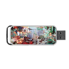 Digital Computer Technology Office Information Modern Media Web Connection Art Creatively Colorful C Portable Usb Flash (one Side)