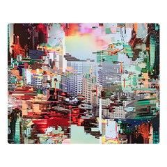 Digital Computer Technology Office Information Modern Media Web Connection Art Creatively Colorful C Two Sides Premium Plush Fleece Blanket (large) by Maspions