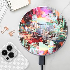 Digital Computer Technology Office Information Modern Media Web Connection Art Creatively Colorful C Wireless Fast Charger(white)