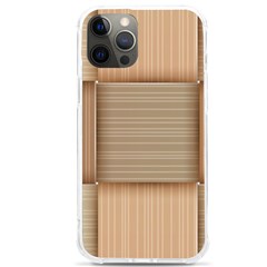 Wooden Wickerwork Texture Square Pattern Iphone 12 Pro Max Tpu Uv Print Case