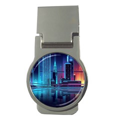 Digital Art Artwork Illustration Vector Buiding City Money Clips (round)  by Maspions