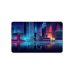 Digital Art Artwork Illustration Vector Buiding City Magnet (name Card)