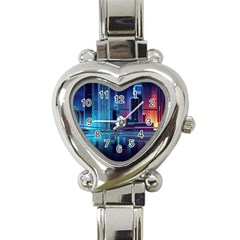 Digital Art Artwork Illustration Vector Buiding City Heart Italian Charm Watch